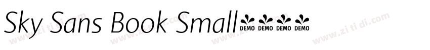 Sky Sans Book Small字体转换